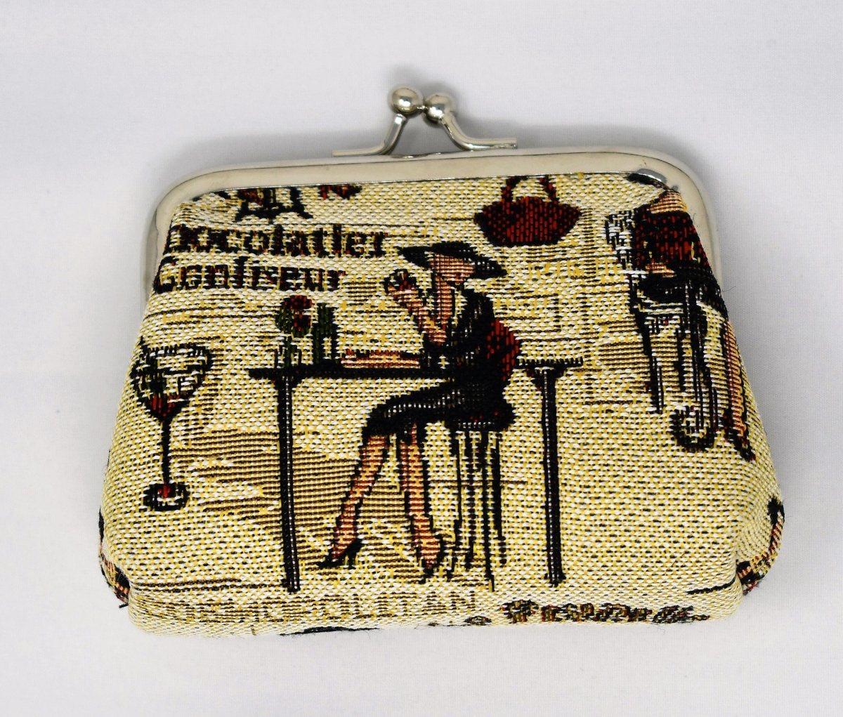 Tapestry Coin Purse with Clasp - Rendezvous