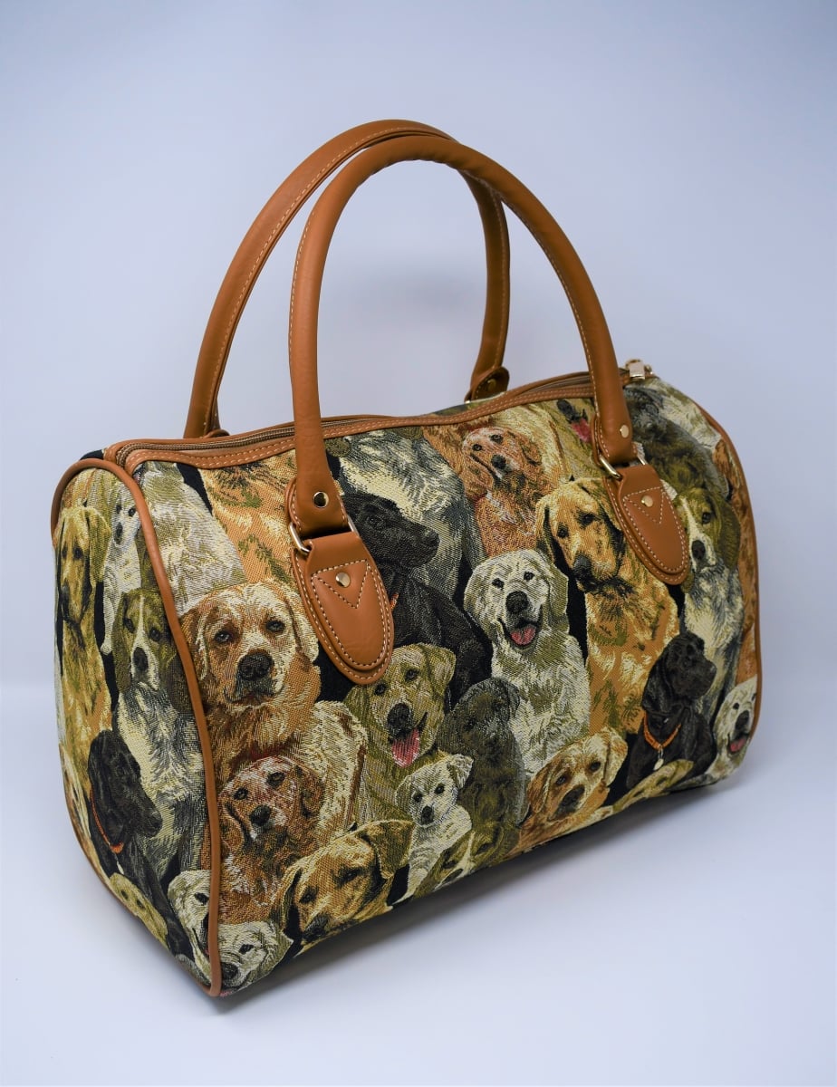 Tapestry Overnight Travel Bag - Dog
