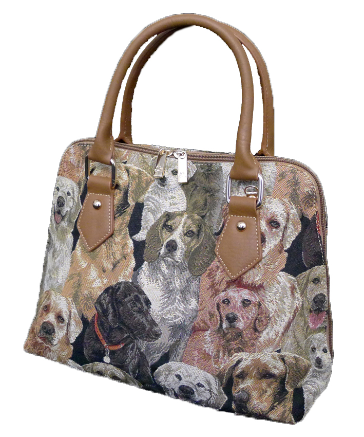 Tapestry Convertible Purse - Dog