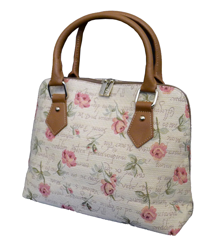Tapestry Convertible Purse - English Rose