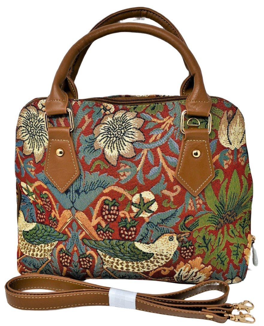 Tapestry Convertible Purse - Strawberry Thief