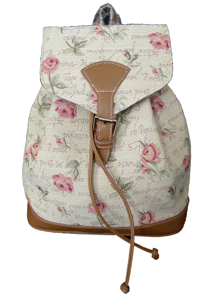 25481-Engish Rose Tapestry Backpack - English Rose