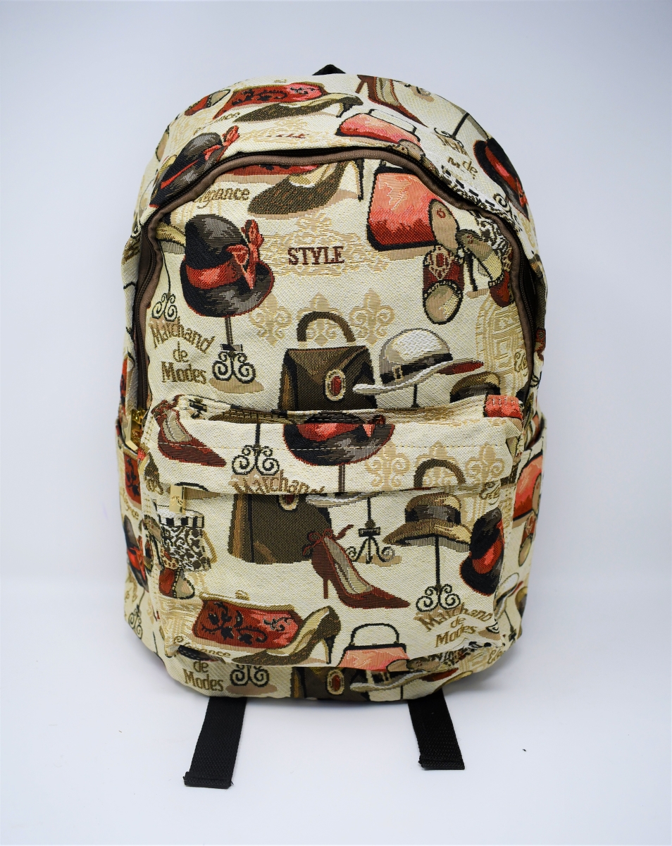 25482-Boutique Tapestry Large Backpack - Boutique