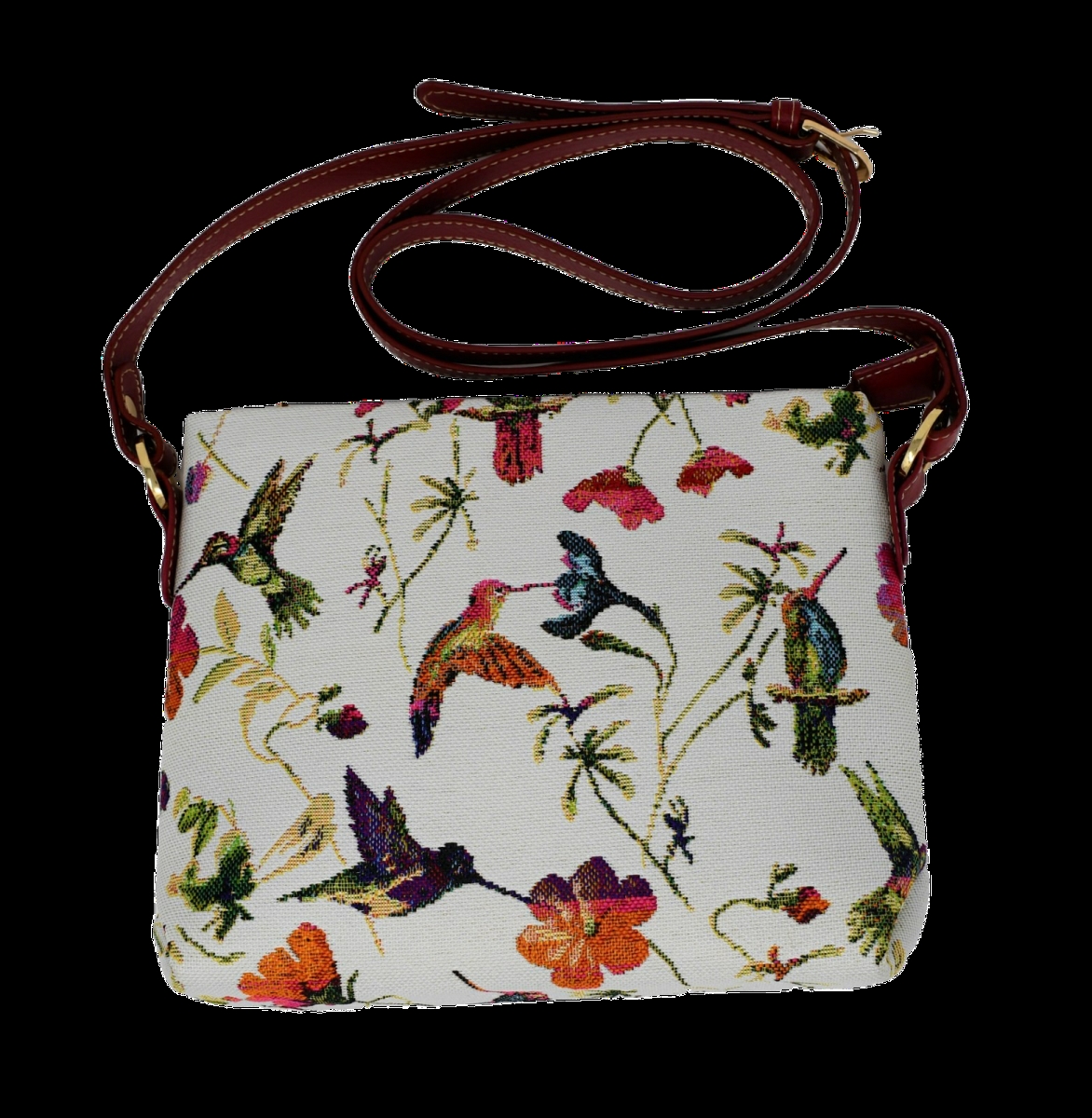 Tapestry Cross-Body Small Purse - Hummingbird