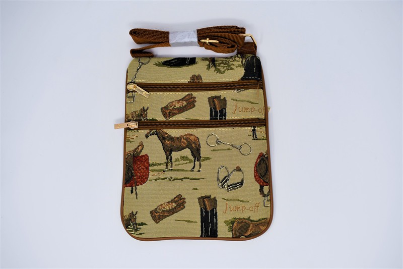 2728-Horse Tapestry Vertical Body Bag - Horse