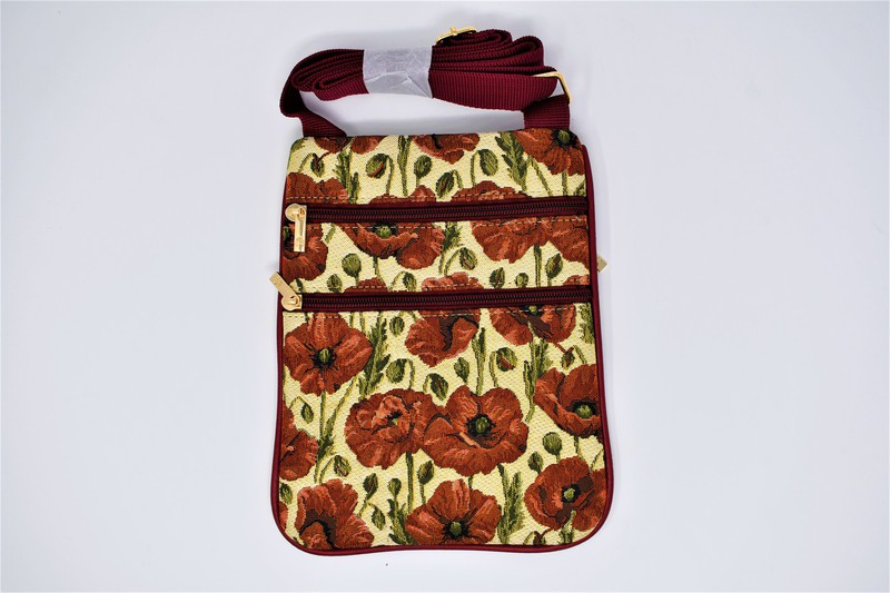 Tapestry Vertical Body Bag - Poppy