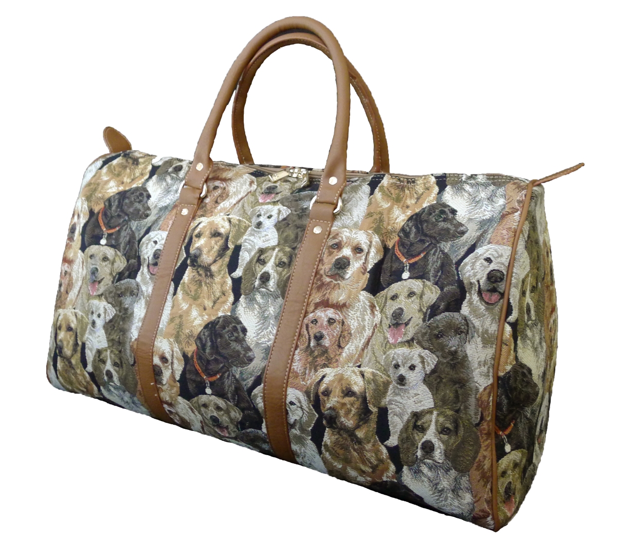 Tapestry Duffle Bag - Dog