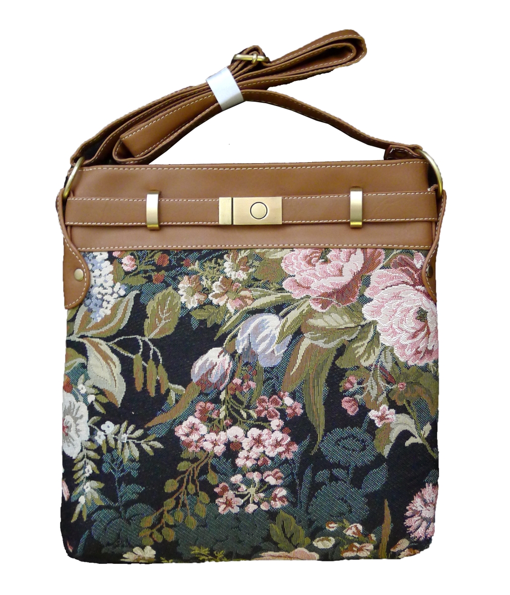 Tapestry Shoulder Purse - Blossom