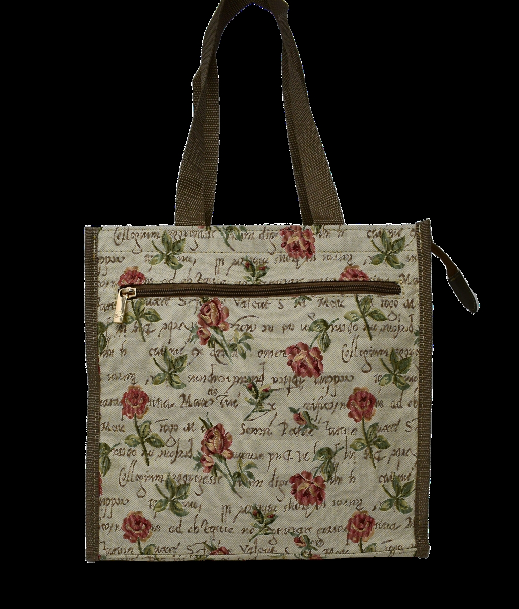 Tapestry Shopper - English Rose