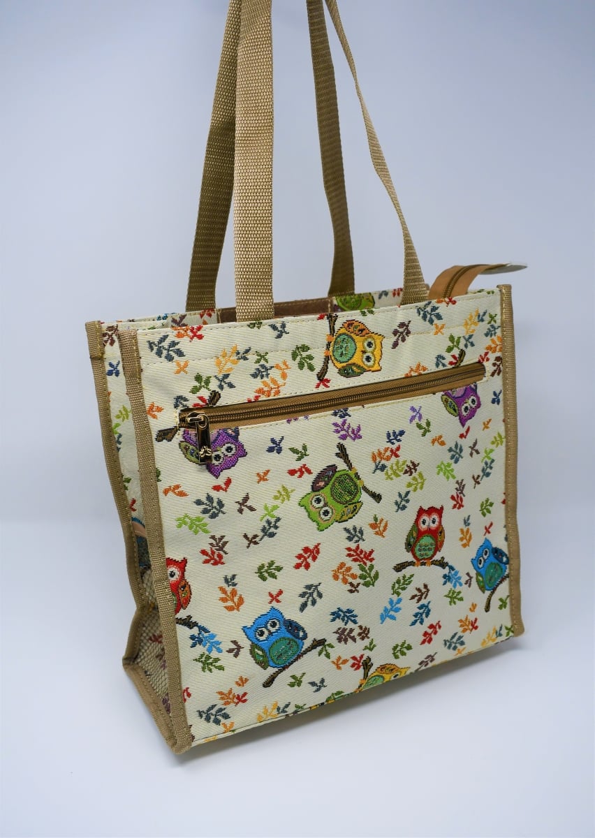 Tapestry Shopper - Owl