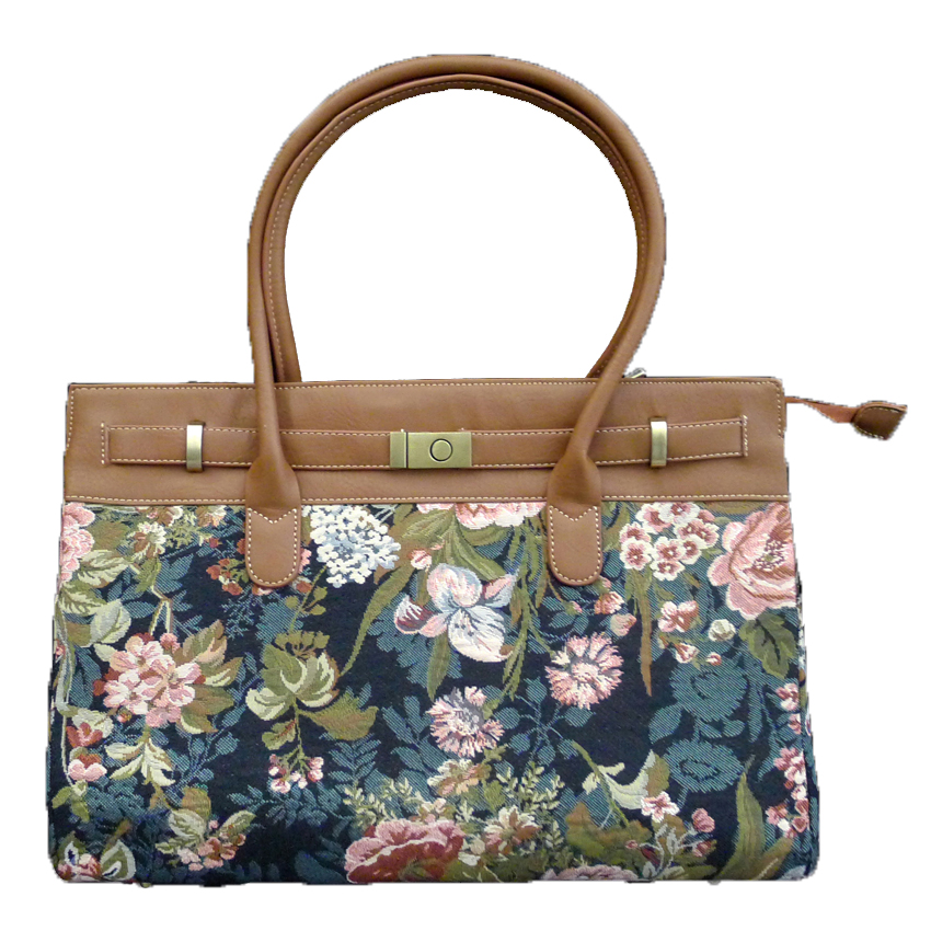 Tapestry Buckle Bag - Blossom