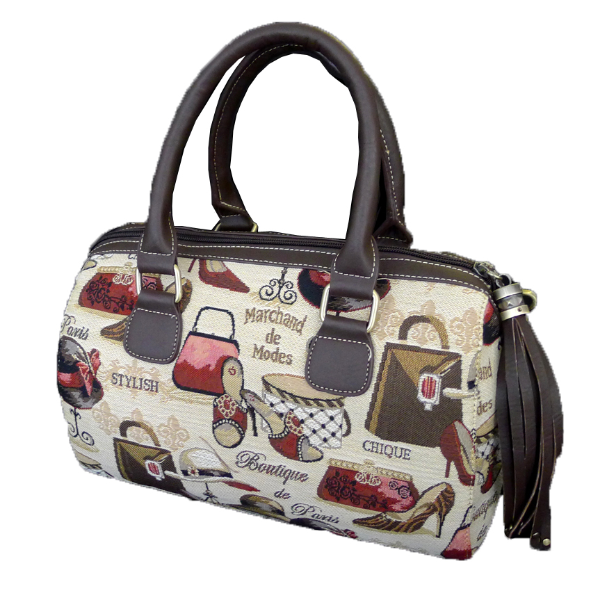 Tapestry Purse with Tassel - Boutique