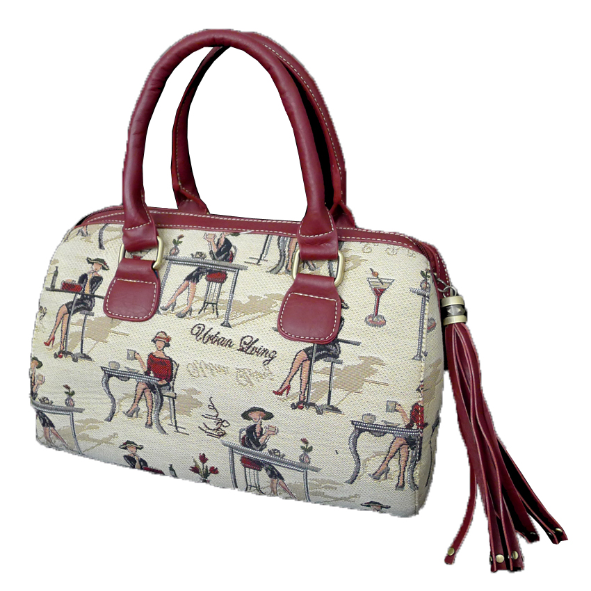Tapestry Purse with Tassel - Rendezvous