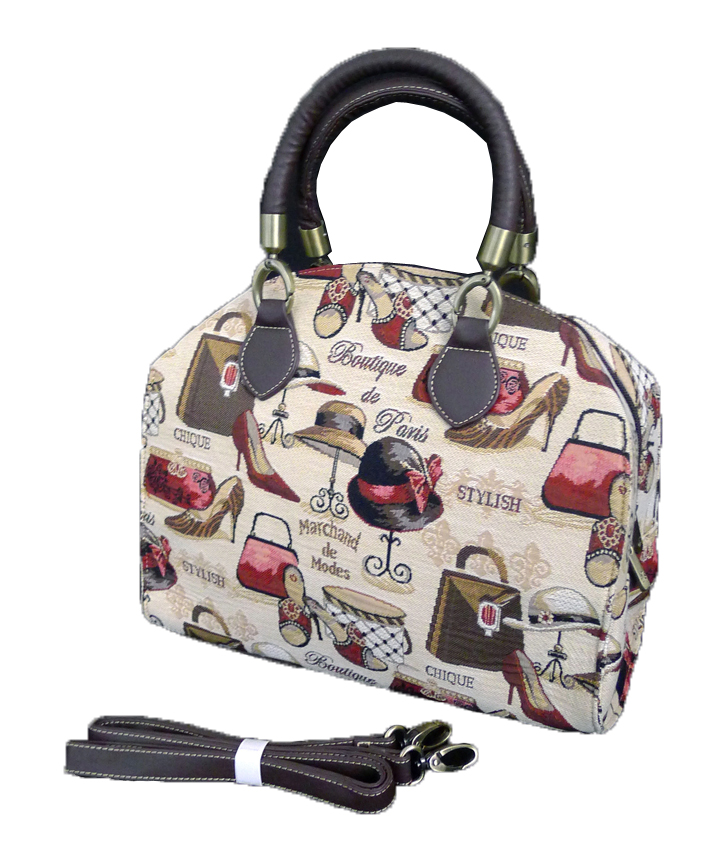 Tapestry Arched Bag - Boutique