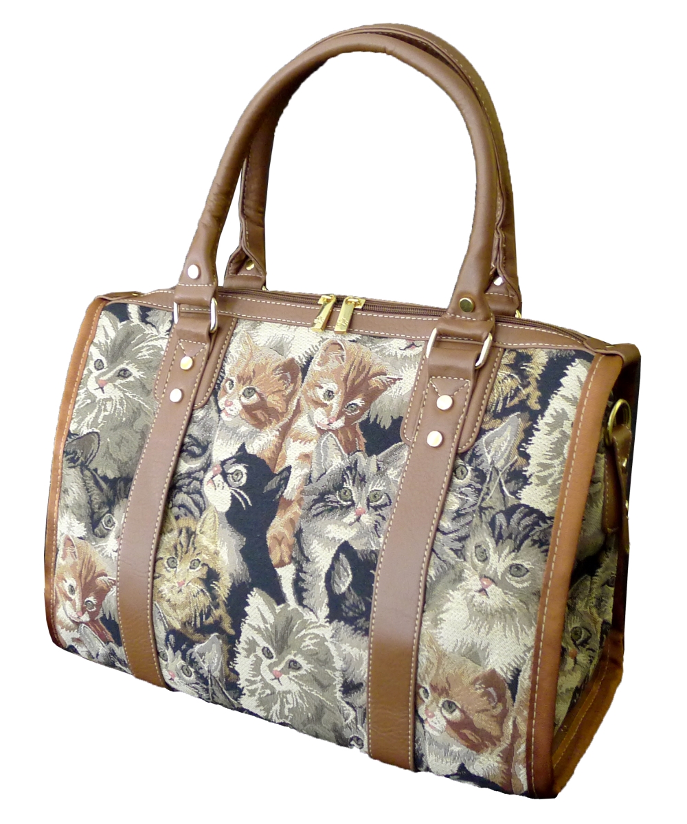 Tapestry Large Purse - Cat