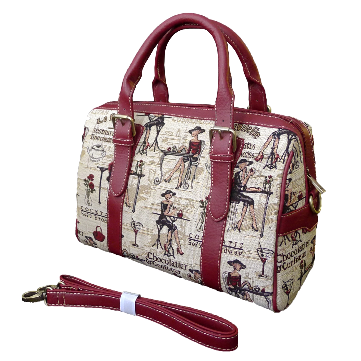 9669-Rendezvous Tapestry Medium Purse - Rendezvous