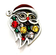 Picture of Designer Jewelry P6359M Santa Clause Pin