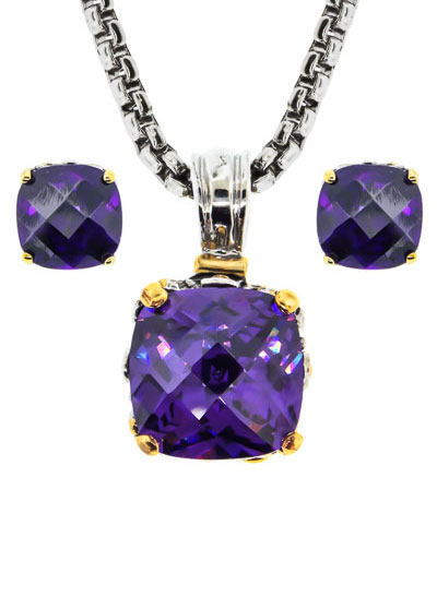 Picture of Designer Jewelry CPEP711AS Two Pcs Set Earring  Necklaces Amethyst wholesale jewelry 