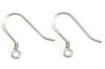 SSEW1 Sterling Silver Fish Hooks for Earrings