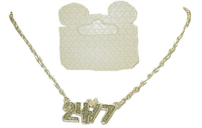 Picture of Designer Jewelry 24SEVEN Authentic Disney Necklace with mouse logo
