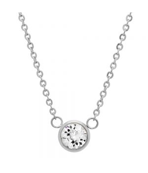 Picture of Designer Jewelry 999.011.N.SW STAINLESS STEEL NECKLACE WITH SW STONE