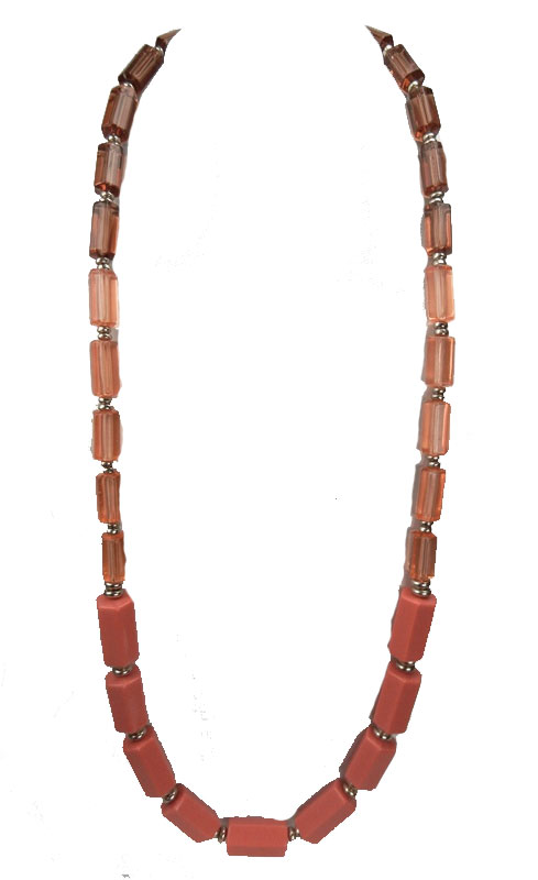 Genuine Coldwater Creek Two Tone lucite necklaces