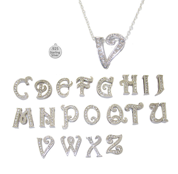 NHL154P P LETTER P on chain wholesale necklace