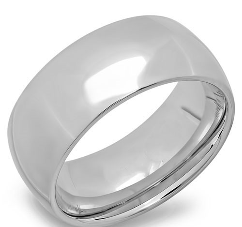 Steel 8 mm Wedding Band Ring wholesale jewelry