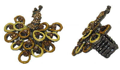 AR155X Golden Peacock Stretch Ring