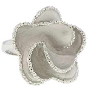 Mate Brushed Silver Wholesale Ring