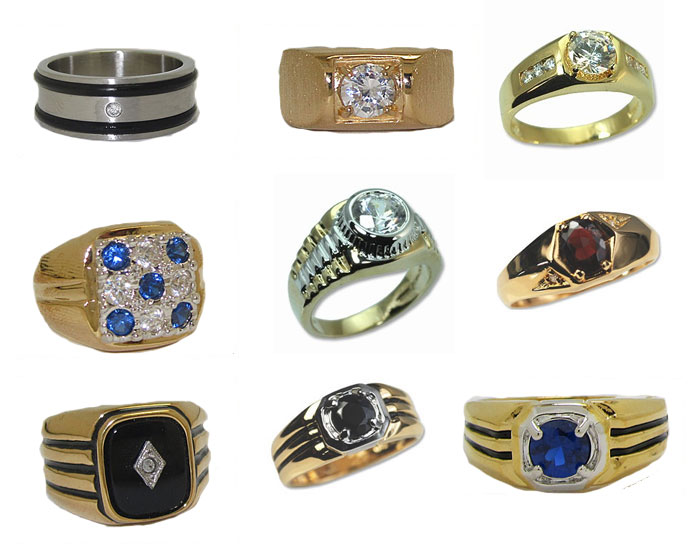 Picture of Designer Jewelry MENSRINGSPEC24S Ring Men&apos;s Special with Free Display 24 Rings below wholesale 