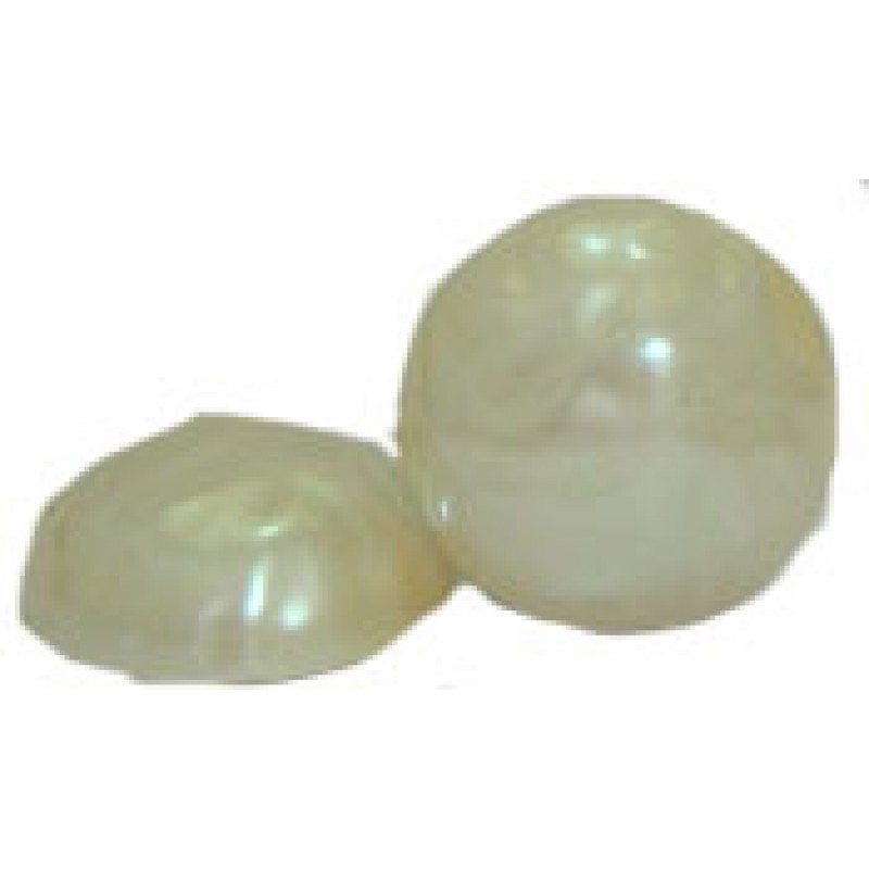 Picture of Designer Jewelry T2063 20 Wholesale Stone 7mm Off White Dome Flat Back Stone