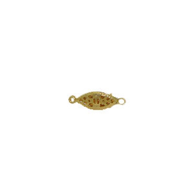20 Wholesale 20mm x 6mm Gold Filagree Clasp