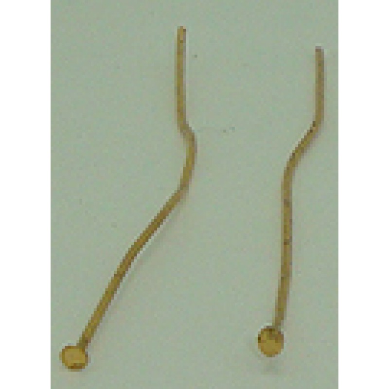 Picture of Designer Jewelry T4025 30 Pins wholesale 4mm Gold Pins with Heads