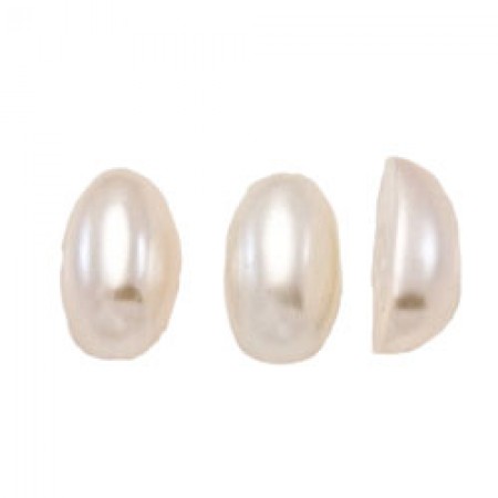 Picture of Designer Jewelry T4027 20 Wholesale 20mm x 16mm Off White Pearl Peaked Rec