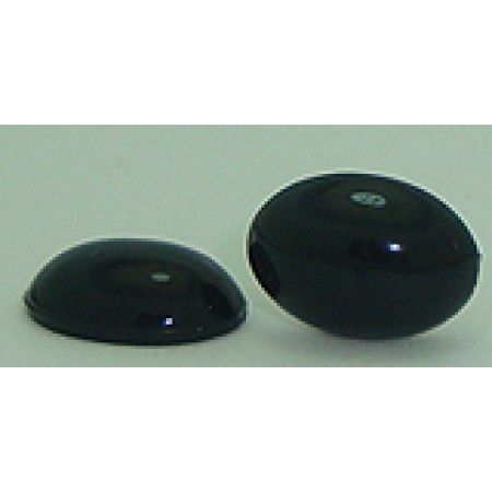 Picture of Designer Jewelry T8012 10 Black wholesale 18mm x 13mm Black Flat Back