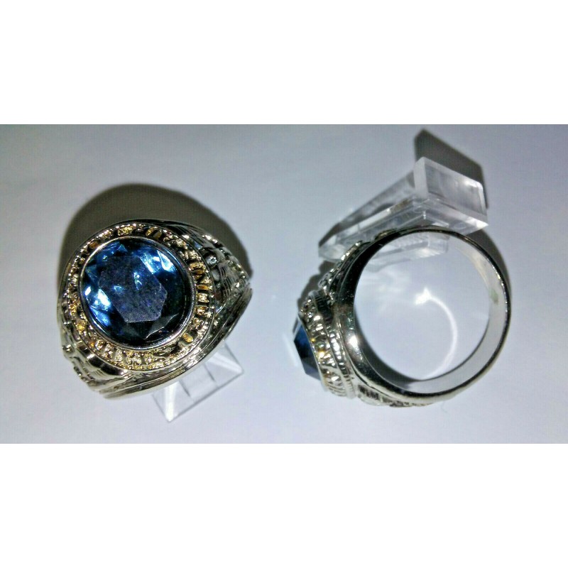 Picture of Designer Jewelry MARINEGR Marine Ring with green crystal stone US made NWT