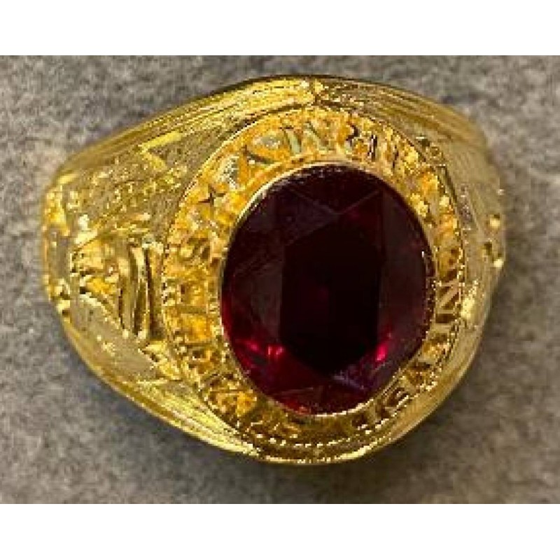 Picture of Designer Jewelry ARMY US Army Ring with ruby