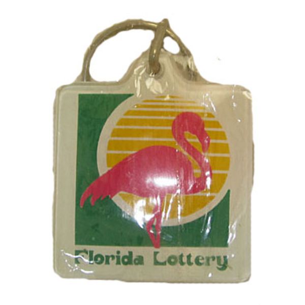 Florida Lottery Vintage Key Chain