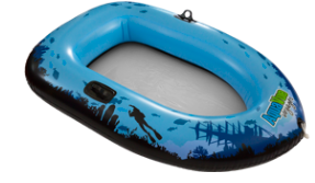 Picture of Sieco Design SD-AVR01 Transparent Aquavue Voyager Bottom Snorkeling Raft