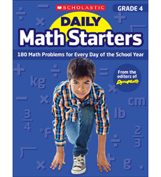 Picture of Scholastic 815961 Daily Math Starters - Grade 4