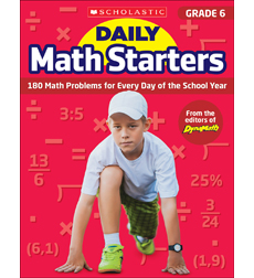Picture of Scholastic 815963 Daily Math Starters - Grade 6