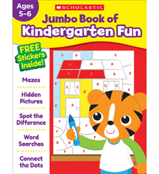 Picture of Scholastic 816944 Jumbo Fun for Kindergarten Workbook