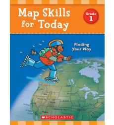 Picture of Scholastic 821487 Map Skills for Today - Grade 1