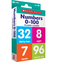 Picture of Scholastic 823355 Flash Cards - Numbers 0 - 100