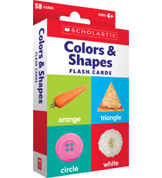 Picture of Scholastic 823360 Flash Cards - Colors & Shapes
