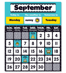 Picture of Scholastic 823621 Aqua Oasis - Calendar Bulletin Board