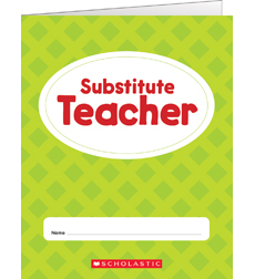 Picture of Scholastic 823677 Substitute Teacher Folder