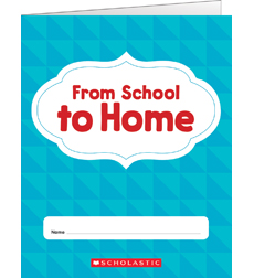 Picture of Scholastic 823680 From School to Home Folder