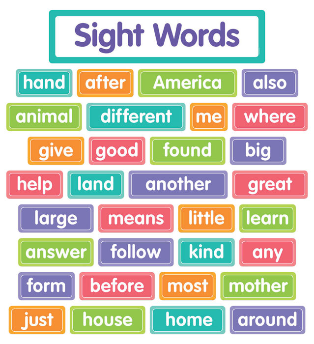 Scholastic 978-1-338-34755-5 More Sight Words Bulletin Board